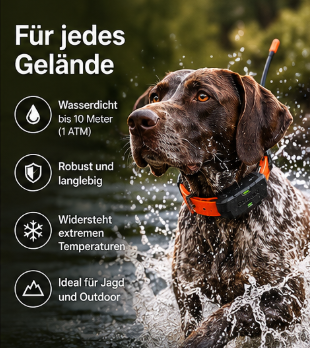 Garmin Alpha GPS Hundetracker mit Halsband für Jagdhunde